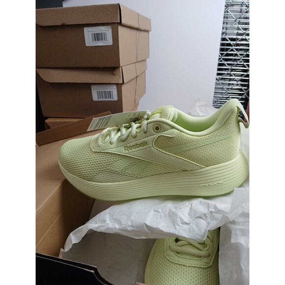 NWT Reebok Women’s DMX Comfort + Sneakers, Citrus Glow, Size 7.5 - Picture 1 of 4